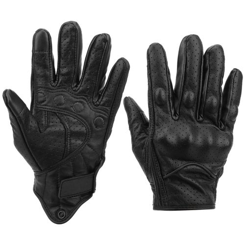 Gants De Protection En Cuir Pour Moto, Cyclisme, Course, Exterieur, Chauds Et Impermeables