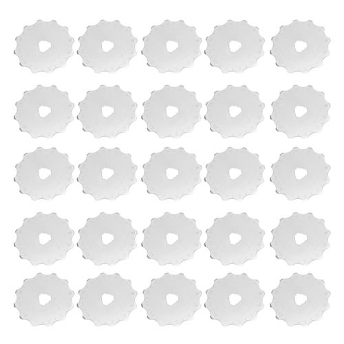 Lot De 10 Lames De Coupe Rotatives En Acier Inoxydable, Coupe-Tissu, Lames De Rechange Pour Couture Et Decoupe De Papier