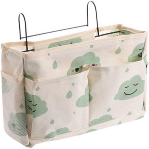 Sac De Rangement De Chevet Multifonction À Suspendre, En Tissu Oxford, Pour Télécommande, Livre, Journal, Téléphone, Bouteille D'eau