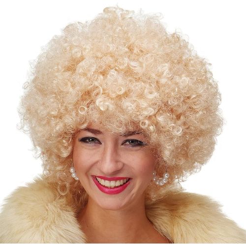 Perruque Afro Blonde Claire Style Funk Disco Années 70/80, Style Foxy Brown