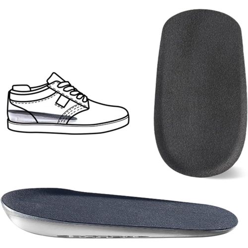 Talonnettes (Femme), Coussinets En Gel Pour Talon, 1 Paire De Coussinets En Silicone Souple De 3,5 Cm Pour Tendon D'achille, Semelles Intérieures Surélevées Pour Soulager Les Douleurs Du Pied