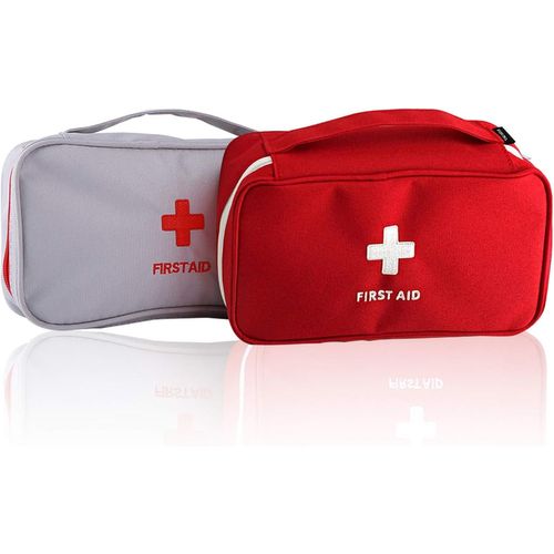 Trousse De Premiers Secours, Trousse De Premiers Secours Vide 2 Pièces, Sac À Médicaments Pour Activités De Plein Air, Sports, Camping, Randonnée, Premiers Secours À Domicile Uihol 