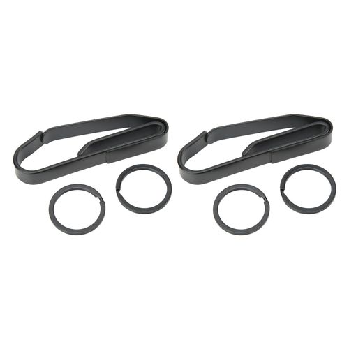 Lot De 2 Porte-Cles De Voiture En Acier Inoxydable Avec Clip, Boucle De Suspension Exterieure, Ancien Modele