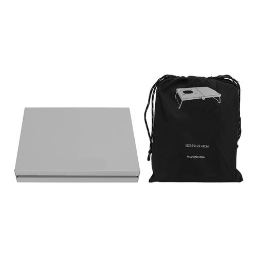 Table pliante pour rechaud de camping ShineTrip, support de rechaud a gaz a forte capacite de charge et bouclier thermique