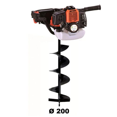 Tarière thermique 52 cm3 - 3 CV + mèche 200 mm