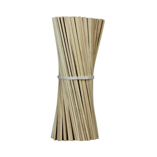 Lot de 100 bâtons en bois pour barbe à papa - 28 cm