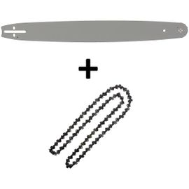 Guide 22 pouces (55 cm) avec chaîne 85 maillons pour tronçonneuse