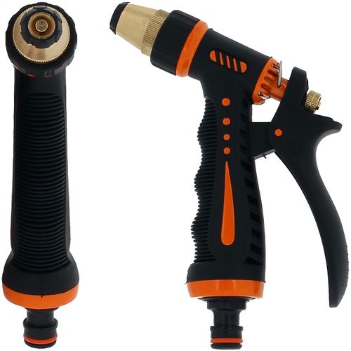 Pistolet d'arrosage à jet droit en métal