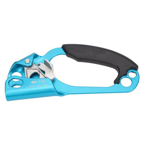 Ascendeur Manuel, Fixation Stable, Antiderapant, Forte Adherence, Corde A Ressort, Fournitures D'alpinisme, Droitier, Bleu