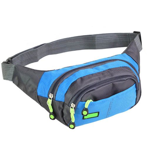 Sac banane de sport impermeable et leger avec poches zippees, pour telephone, portefeuille, sac a bandouliere pour hommes et femmes, randonnee, course a pied