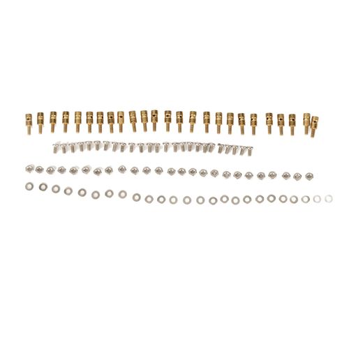Butee De Tringlerie De Poussee, Reglage Rapide, Connecteur De Tige De Poussee Rc Avec Vis, Ecrous, Joints Pour Modele Reduit De Bateau, Avion, Helicoptere 1,0 Mm/0,04 Po-Loire-Lever