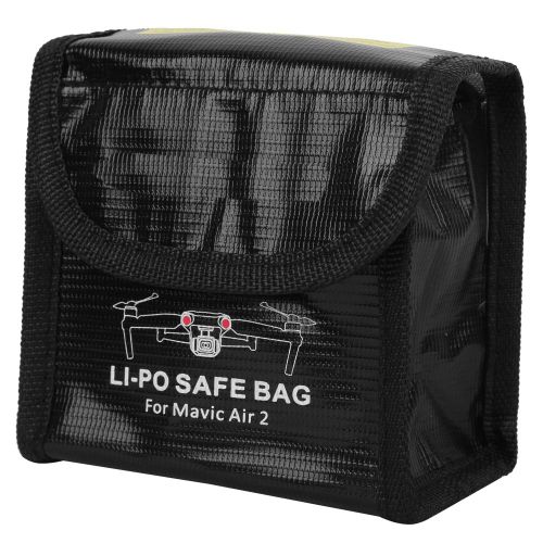 Sac De Rangement Antideflagrant Et Ignifuge Pour Batterie De Drone, Etui De Protection Adapte Au Dji Mavic Air 2 (2 Compartiments Pour Batteries)-Loire-Lever