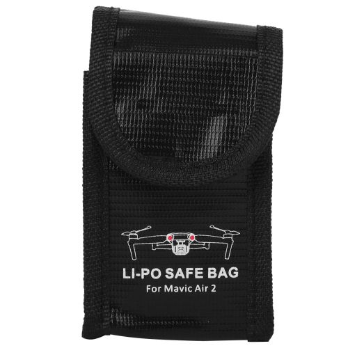 Sac De Rangement Antideflagrant Et Ignifuge Pour Batterie De Drone, Etui De Protection Adapte Au Dji Mavic Air 2 (1 Compartiment A Batterie)-Loire-Lever