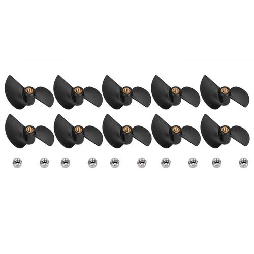 Kit de pieces de rechange pour helice de queue de bateau telecommandee sans balais, 10 pieces, pour bateau telecommande FT009