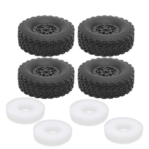 Ensemble D'eponges Pour Moyeu De Roue De Pneu En Caoutchouc Plastique, Accessoire De Voiture Rc Adapte Aux Modeles Wpl C14 / C14k / C24-Loire-Lever