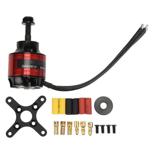 Moteur Sans Balais 2814 600 Kv Pour Drone Telecommande A Voilure Fixe, 14 Poles, Piece Cw