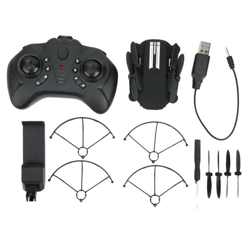 Mini Drone Pliable Avec Camera Haute Definition, Quadricoptere Professionnel Wifi Rc, Noir 480p-Loire-Lever