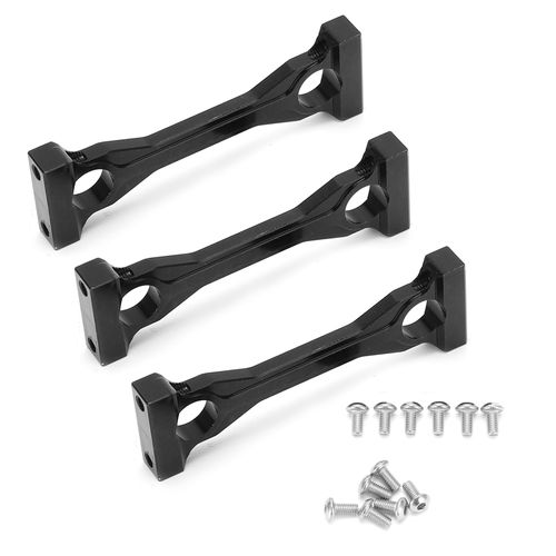 Support De Chassis Central En Alliage D'aluminium 3 Pieces Pour Camion Tracteur Telecommande Tamiya 1/14, Noir-Loire-Lever