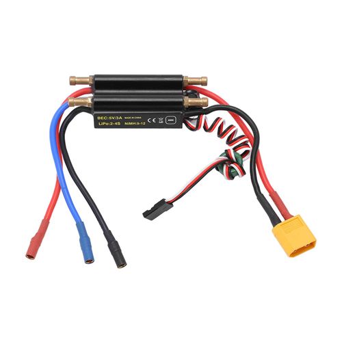 Controleur De Vitesse Electrique 30 A Pour Bateau Radiocommande, Etanche, Sans Balais, 2-4 S, Pour Modele De Bateau De 450 Mm-Loire-Lever