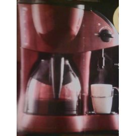 Cafetière Machine A Cafe 100% Neuve - Récipient Verseur 1,2 Litre ( 12 Tasses ) - Filtre À Café Amovible En Plastique Lavable Inclus + Option Distributeur D'Eau Chaude Pour Thé Tisane - Rouge Et Noir