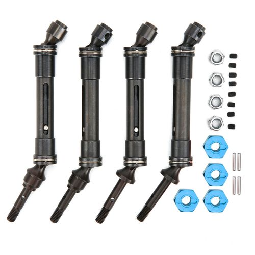 Arbre De Transmission Avant/Arriere Cvd En Metal Avec Adaptateur Pour Traxxas Slash, Bleu-Loire-Lever