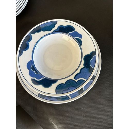 Service Villeroy & Boch        Blue Cloud Années 70