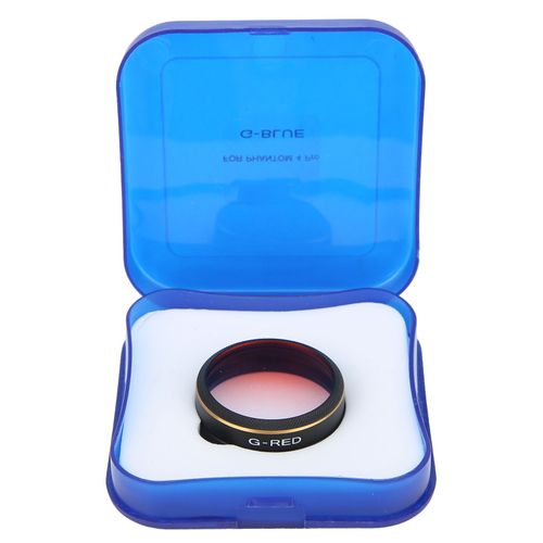 Filtre Pour Drone, Etanche Et Resistant Aux Rayures, Compatible Avec La Camera Dji 4pro (Rouge Degrade)