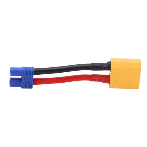 Cable Xt90 Femelle Vers Ec3 Male, Connecteur Reutilisable, Coque Securisee, 12 Awg, 94 Mm/3,7 Pouces De Longueur, Fiche Male Xt90 Pour Modele De Voiture Rc-Loire-Lever