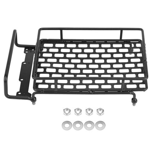 Accessoire Pour Vehicule Miniature, Porte-Bagages En Acier Pour Voiture Sur Chenilles Rc 1/10 (L)-Loire-Lever