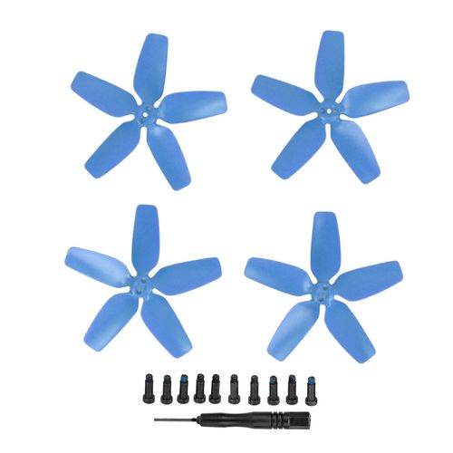 Lot De 4 Helices De Drone En Pc Durable, Bien Equilibrees, Legeres Et Stables Pour Helices Avata Avec Tournevis Bleu