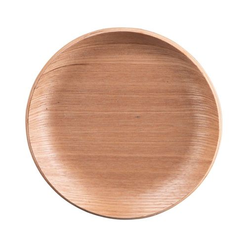 Set De 6 Dessous De Verre Bois Naturel 12 Cm