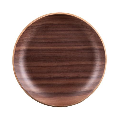 Set De 6 Dessous De Verre Bois Brun 12 Cm