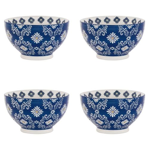Coffret De 4 Bols Décors Almada 14 Cm