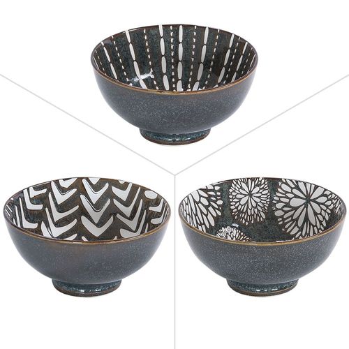 Bol Penjab Brun 15 Cm (Lot De 3)