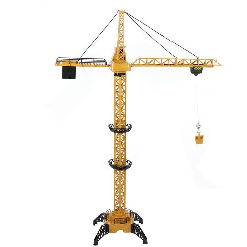 Grue A Tour Telecommandee 2,4 Ghz A 6 Canaux, Jouet De Simulation D'ingenierie Sonore, Sans Casque De Securite-Loire-Lever