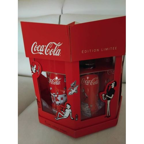Coca-Cola Coffrer Carrousel Paris Neuf Édition Limitée, Comprenant 10 Bouteilles De Coca Cola Neuves