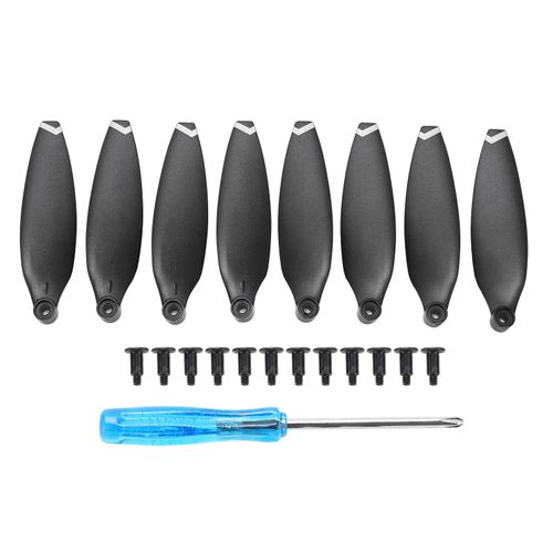 Lot De 8 Helices De Drone A Faible Bruit, Accessoires De Remplacement Pour Fimi X8 Mini (Bord Blanc)