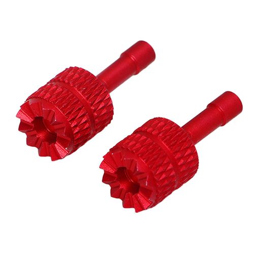 Lot De 2 Manettes De Telecommande Rc Portables, Compactes Et Ergonomiques, En Alliage D'aluminium, Pour Mini 3 Pro, Rouge