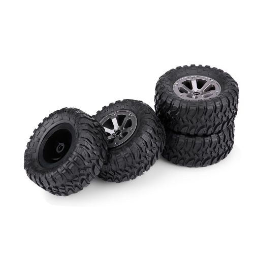 Lot De 4 Pneus En Caoutchouc Pour Chenilles 1:16, Accessoire Rc, Telecommande, Piece De Voiture Militaire-Loire-Lever