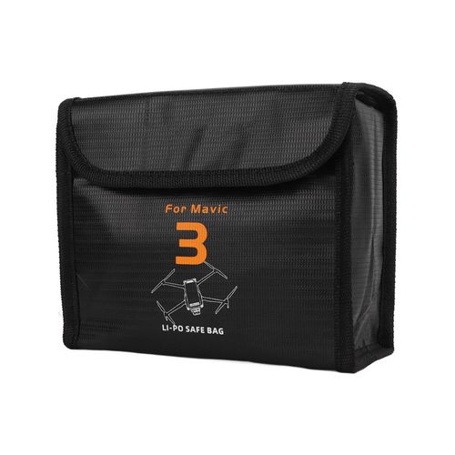 Sac De Rangement Antideflagrant Pour 3 Batteries, Grande Capacite De Stockage Pour Drone Dji Mavic 3-Loire-Lever