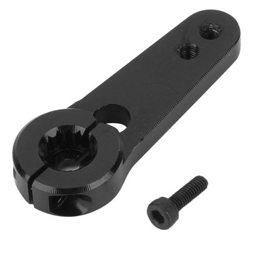 Bras de servo de direction RC en alliage d'aluminium, 44 mm, 15 dents, pour camion HSP 1/5 (noir)