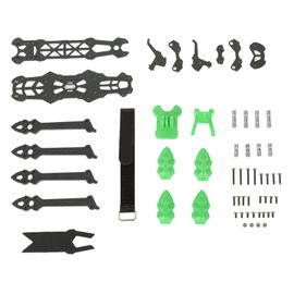 Cadre De Drone De Course Fpv Professionnel, Empattement De 225 Mm, En Fibre De Carbone, Pour Quadricoptere Rc, Accessoires, Vert