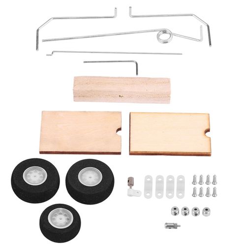 KT DIY Roue de train d'atterrissage pour avion a voilure fixe, ensemble universel d'accessoires RC