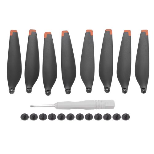 Helices De Drone A Double Face, Lames Flexibles En Plastique Robuste, 75 X 17 Mm, 6030f, Pour Mini 3 Pro, Pointe Orange
