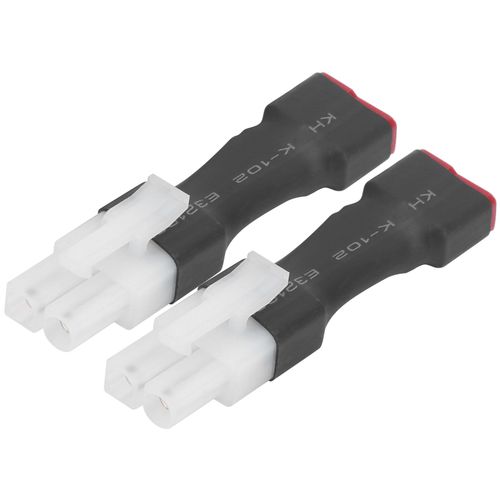 Adaptateur De Charge De Batterie 2 Pieces Pour Connecteur Male Vers Femelle Tamiya, Accessoire De Voiture Rc Portable-Loire-Lever
