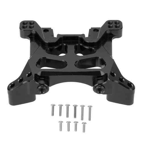 Plaque D'amortisseur Avant Rc En Alliage D'aluminium, Tour D'amortisseur Avant Antichoc Rc Pour Traxxas Slash 4x4 Hqtoys727 1/10 Rc Cars, Noir-Loire-Lever