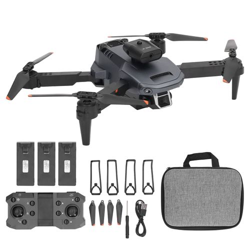 Drone K6 Pliable 2,4 Ghz Avec Wi-Fi Et Camera Hd 4k, Quadricoptere Rc Pliable Pour Adultes Et Enfants, Triple Batterie-Loire-Lever