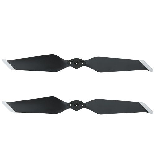 Lot De 2 Helices Legeres Et Silencieuses Pour Drone Mavic Air 2, Noir Et Argente