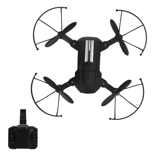Mini Drone Rc Pliable Avec Camera Hd 4k Double Pour La Photographie Des Enfants De Plus De 14 Ans, Noir