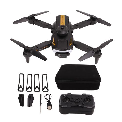 Drone Xt2 Pliable Avec Double Camera 4k, Anti-Obstacles, Photographie Aerienne, Positionnement Optique, Quadricoptere, Jouets, Cadeaux, Noir